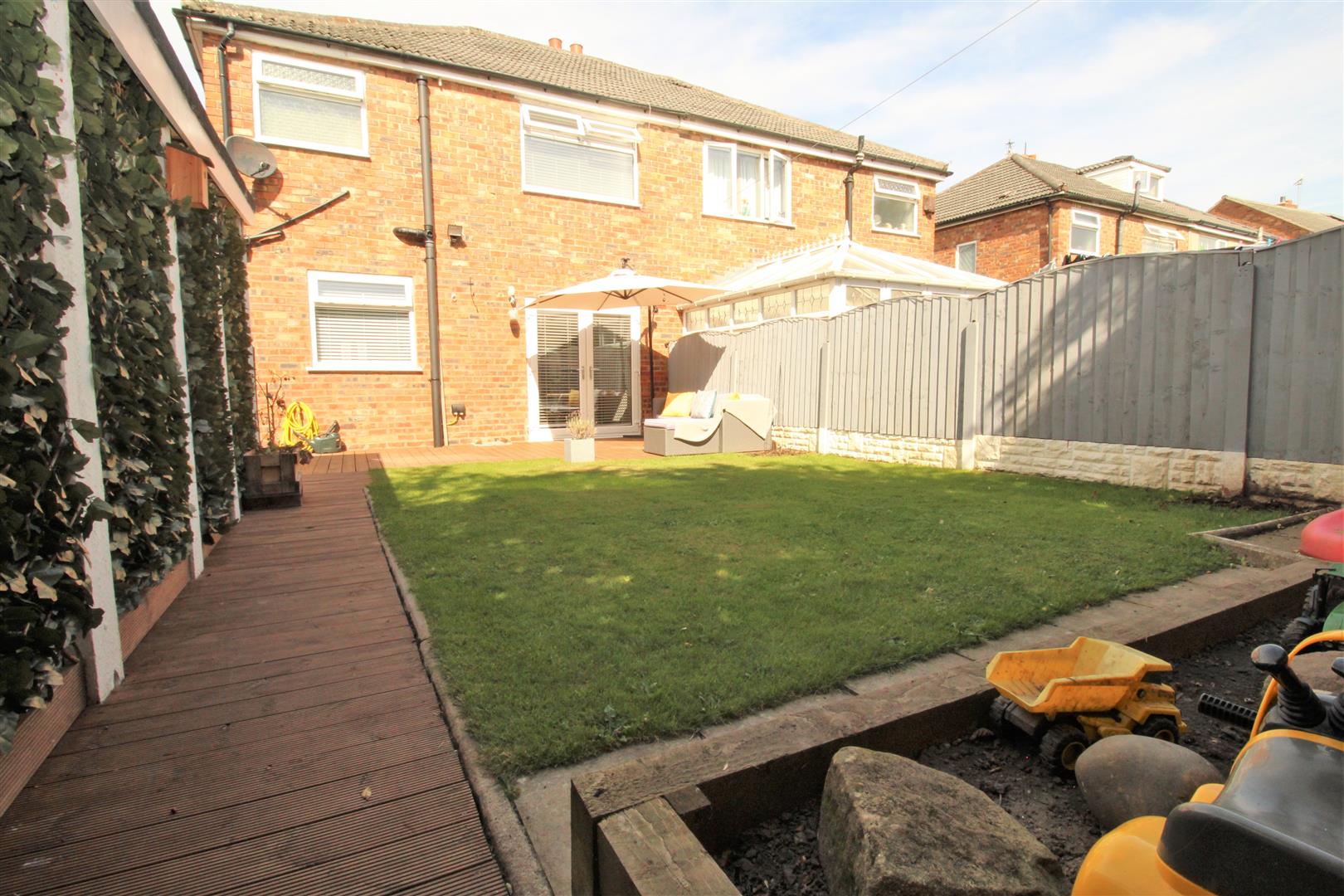 South Facing Rear Garden